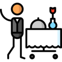 food and restaurant,professions and jobs,people,tray,hotel,holidays,cart,service,room service,covered,services